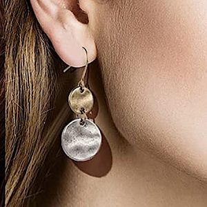 🆕 Bohemian Circle disk Drop Dangle Earrings